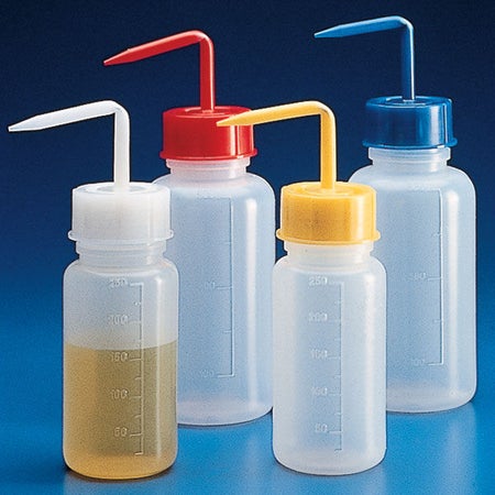 Wash Bottle Wide Mouth Polyethylene 500 mL (16 oz.)