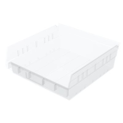Shelf Bin Clear Industrial Grade Polymers 4 X 11-1/8 X 11-5/8 Inch