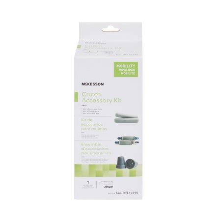 McKesson Crutch Accessory Kit For use with McKesson Universal Quick-Adjust Aluminum Crutch, MFR # 146-RTL10433