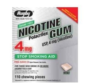 Stop Smoking Aid Rugby® 4 mg Strength Gum