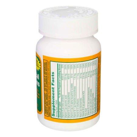 Prenatal Vitamin Supplement Rugby® PNV no.95 / Ferrous fum / Folic ac Tablet 100 per Bottle
