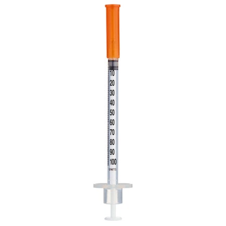Standard Insulin Syringe with Needle Techlite® 1 mL 15/64 Inch 31 Gauge NonSafety Thin Wall
