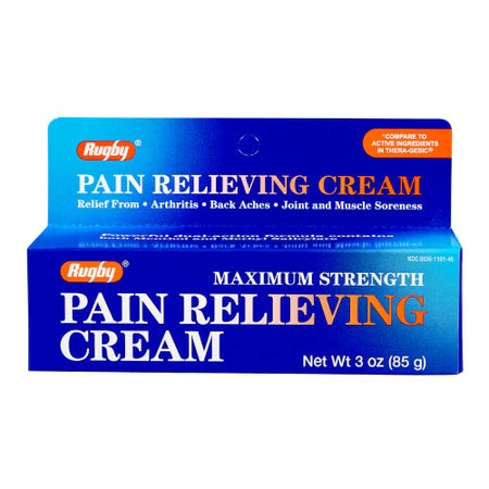 Topical Pain Relief Rugby® 1% - 15% Strength Menthol / Methyl Salicylate Cream 85 Gram