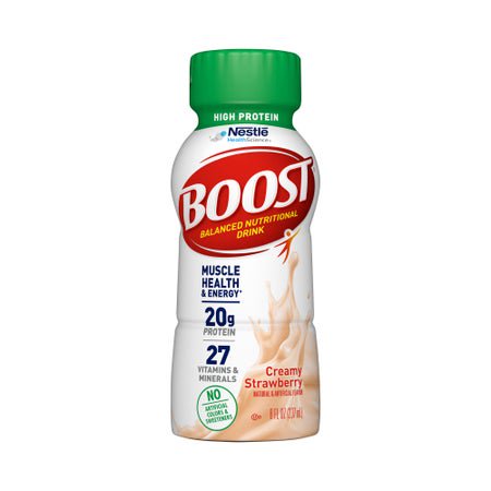 Oral Supplement Boost® High Protein Creamy Strawberry Flavor Liquid 8 oz. Bottle