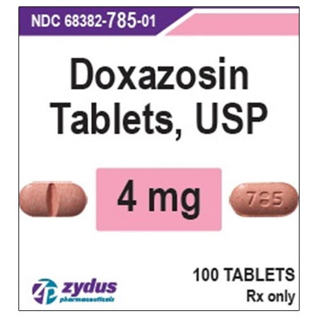 Doxazosin Mesylate 4 mg Tablet 100 Tablets