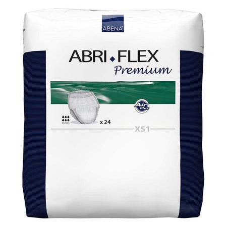Absorbent Underwear Abri-Flex™ Premium XS1 Adult X-Small Unisex Disposable Moderate Absorbency