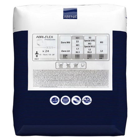 Absorbent Underwear Abri-Flex™ Premium XS1 Adult X-Small Unisex Disposable Moderate Absorbency