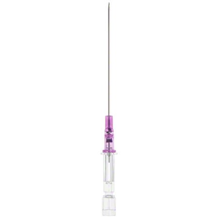 Peripheral IV Catheter Introcan Safety® Deep Access 20 Gauge 2-1/2 Inch Polyurethane Straight Hub Non Blood Control Passive Safety