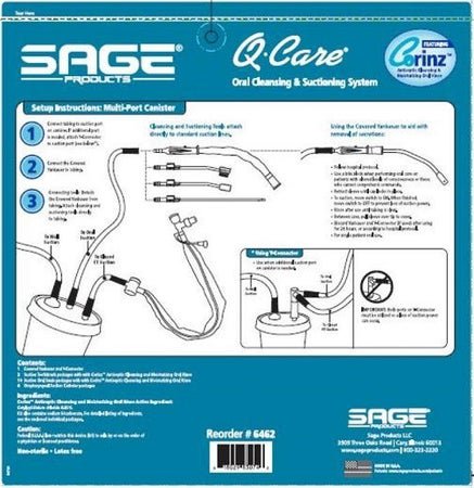 Oral Suctioning and Cleansing Kit with Corinz™ Q•Care® NonSterile
