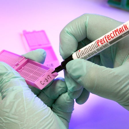 Permanent Marker Diamond PerfectMark™ Black Ink Cap