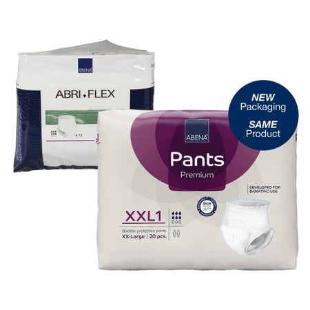 Absorbent Underwear Abri-Flex™ XXL Pull On with Tear Away Seams Adult 2X-Large Male Disposable Moderate Absorbency