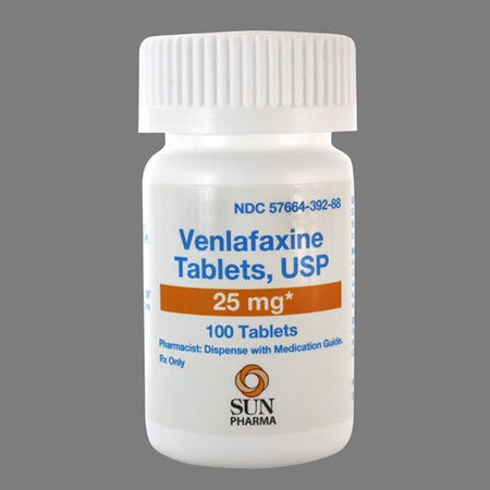 Venlafaxine HCl 25 mg Tablet 100 Tablets