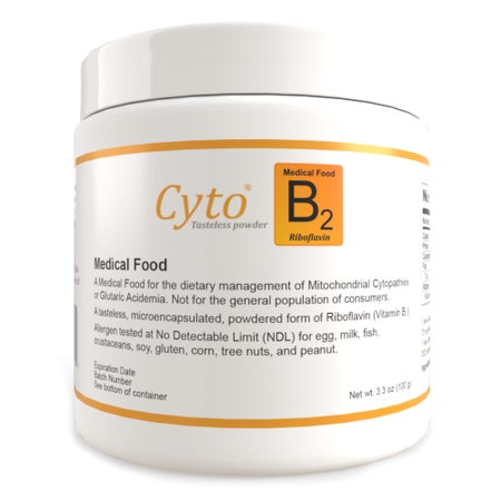Oral Supplement Cyto B2® Unflavored Powder 100 Gram Jar