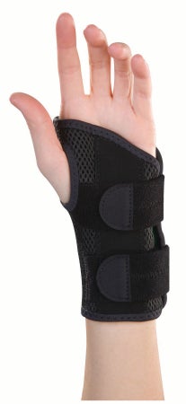 Wrist Brace Mueller® Green Plastic / Spandex Left Hand Black Large / X-Large