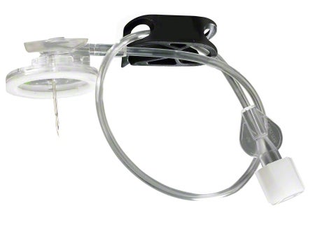 Huber Needle Infusion Set Surecan™ Safety II 20 Gauge 3/5 Inch 8 Inch Tubing Needleless Y-Site Injection Port