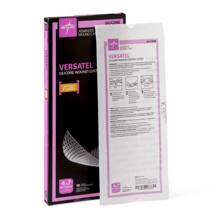 Wound Contact Layer Dressing Versatel™ 4 X 7 Inch Sterile