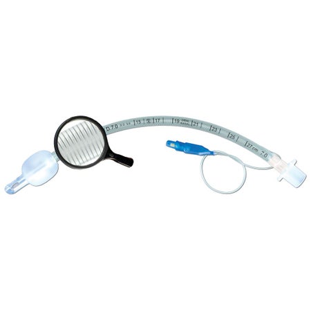 Cuffed Endotracheal Tube SunMed® 315 mm Length Curved 7.0 mm ID Adult Murphy Eye
