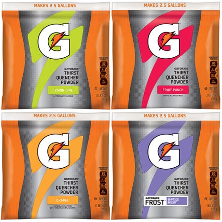 Oral Electrolyte Solution Gatorade® Frosted Riptide Rush / Fruit Punch / Lemon Lime / Orange Flavor 21 oz.