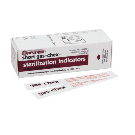 Sterilization Chemical Integrator Strip Gas-Chex® EO Gas 1 / 3 / 4 / 4-1/2 Hour Processing Time Type 5