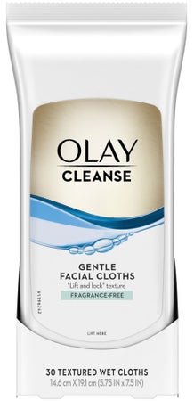 Facial Cleansing Towelette Olay® Gentle Clean Soft Pack Unscented 30 Count