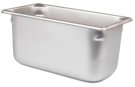 Instrument Tray One Third Size Stainless Steel 6 X 6-7/8 X 12-3/4 Inch