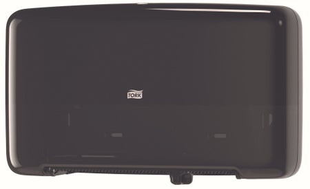 Toilet Tissue Dispenser TorkSelect™ Elevation Black Plastic Manual Double Roll Wall Mount