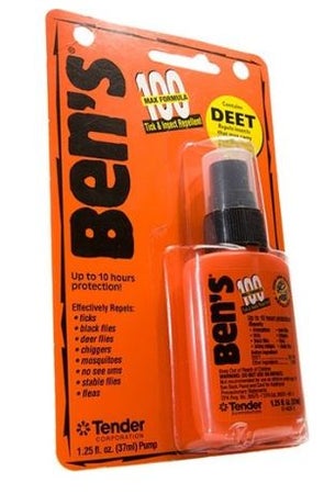 Insect Repellent DEET Ben's® Topical Liquid 1.25 oz. Bottle