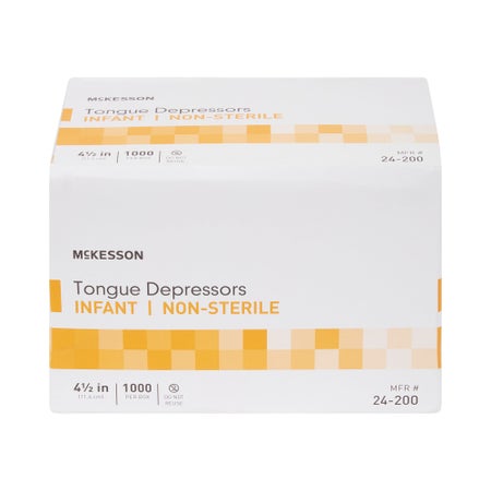 Tongue Depressor McKesson 4-1/2 Inch Length Wood