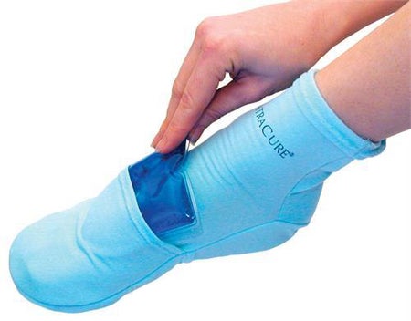 Cold Therapy Sock PediFix® Foot Small Gel / Polyester / Spandex Reusable