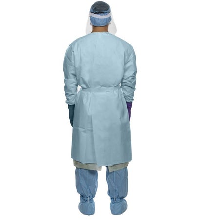Chemotherapy Procedure Gown Halyard Chemo360 One Size Fits Most Blue NonSterile ASTM F739-12 Disposable