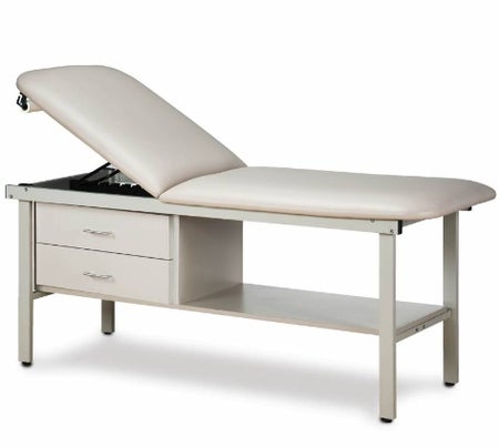 Treatment Table with Storage Alpha Series Fixed Height 450 lbs. Weight Capacity