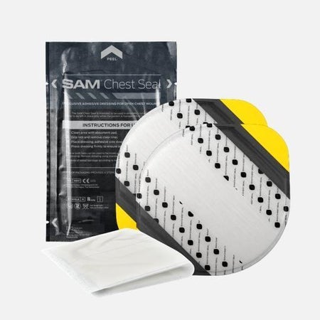 Chest Wound Seal SAM® 6-3/10 X 10 Inch 2 per Pack Sterile
