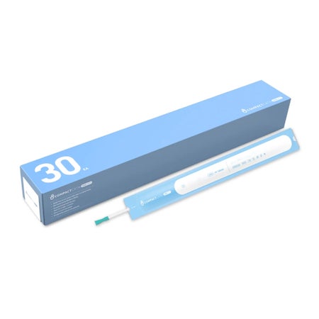 Urethral Catheter CompactCath® OneCath Straight Tip Uncoated PVC 16 Fr. 16 Inch Length