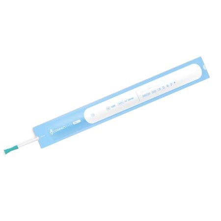 Urethral Catheter CompactCath® OneCath Coude Tip Uncoated PVC 12 Fr. 16 Inch Length