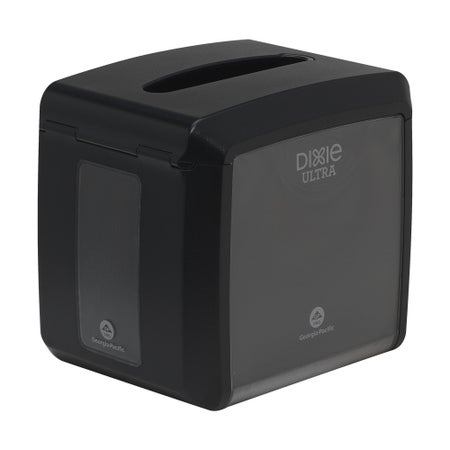 Napkin Dispenser Dixie Ultra® Black Manual Pull 275 Napkins Table Top