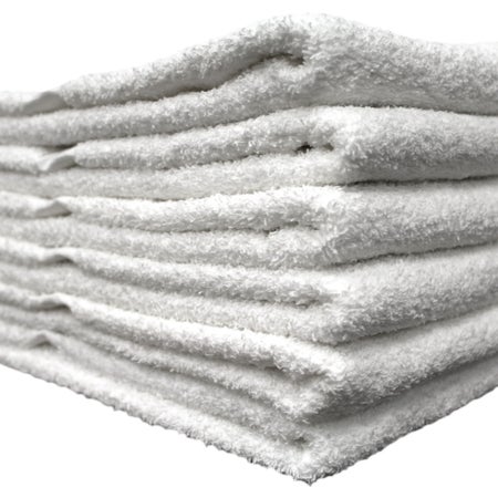 Bath Towel Royal Gold Foundations 20 X 40 Inch OE Cotton 86% / Polyester 14% White Reusable
