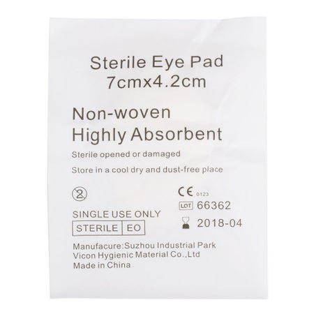 First Aid Kit Refill Eye Pad 1-5/8 X 2-3/4 Inch Sterile 1 per Pack