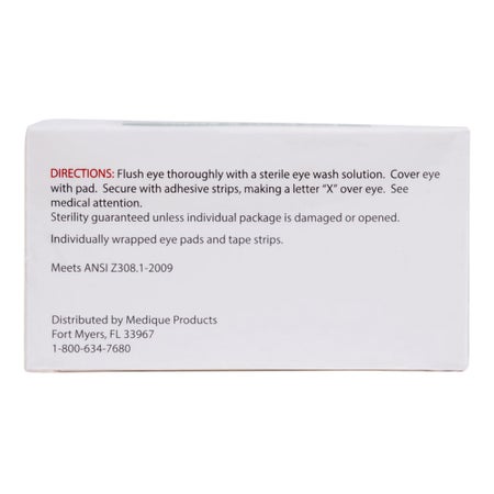 First Aid Kit Refill Eye Pad 1-5/8 X 2-3/4 Inch Sterile 1 per Pack