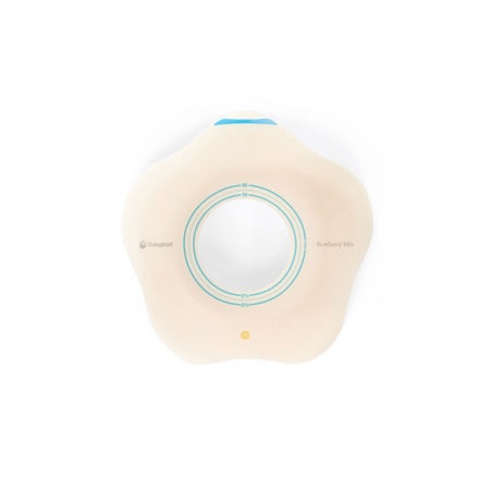 Ostomy Barrier SenSura® Mio Convex Flip Precut, Extended Wear Elastic Adhesive 60 mm Flange Blue Code System 1-9/16 Inch Opening
