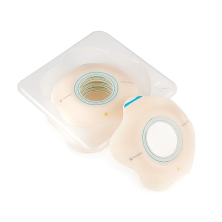 Ostomy Barrier SenSura® Mio Convex Flip Precut, Extended Wear Elastic Adhesive 70 mm Flange Yellow Code System 2 Inch Opening