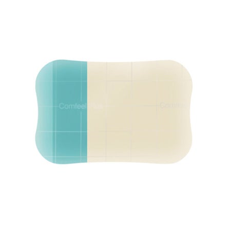 Hydrocolloid Dressing Comfeel® Plus Film Backing 1-1/2 X 2-1/2 Inch Rectangle Hydrocolloid / Sodium Carboxymethylcellulose (CMC) / Film