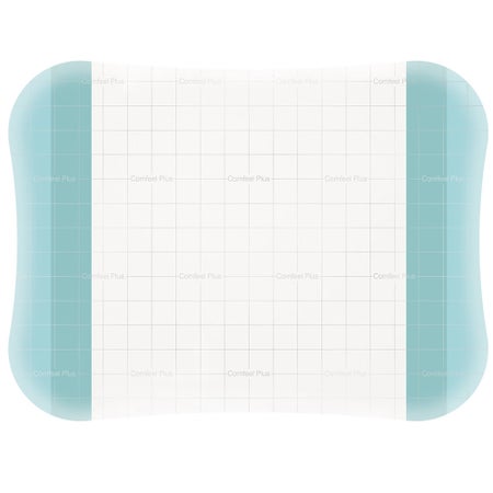 Thin Hydrocolloid Dressing Comfeel® Plus Transparent Thin Film Backing 2 X 2-3/4 Inch Rectangle Hydrocolloid / Sodium Carboxymethylcellulose (CMC) / Film