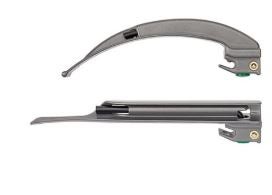 Laryngoscope Blade Rusch® Miller Type Fiberoptic Light Universal NonSterile