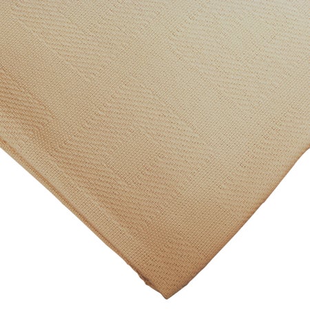 Blanket Manchester Snag Free 74 X 96 Inch Cotton / Polyester 3.4 lbs. Champagne