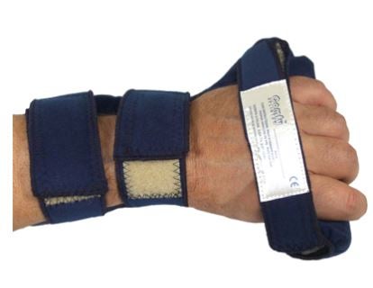 Contracture Hand Splint ComfySplints™ C-Grip Foam / Terry Cloth / Steel Right Hand Blue Medium