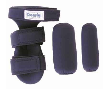 Contracture Hand Splint ComfySplints™ C-Grip Foam / Terry Cloth / Steel Right Hand Blue Medium