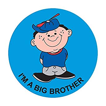 Sticker pdc® 250 per Unit I'm A Big Brother 2 Inch Diameter