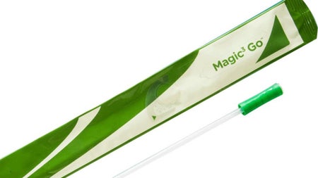 Urethral Catheter Magic3® Coude Tip Hydrophilic Coated Silicone 12 Fr. 16 Inch Length