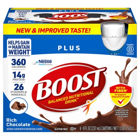 Oral Supplement Boost Plus® Very Vanilla Flavor Liquid 8 oz. Bottle Retail