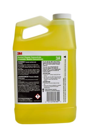 Floor Cleaner 3M™ Liquid Concentrate 1/2 gal. Jug Fresh Scent Manual Pour